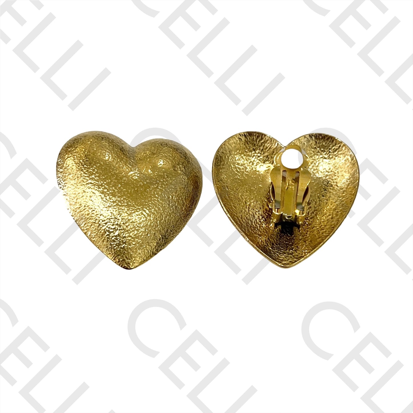 Steel Earring - Heart (Spring)