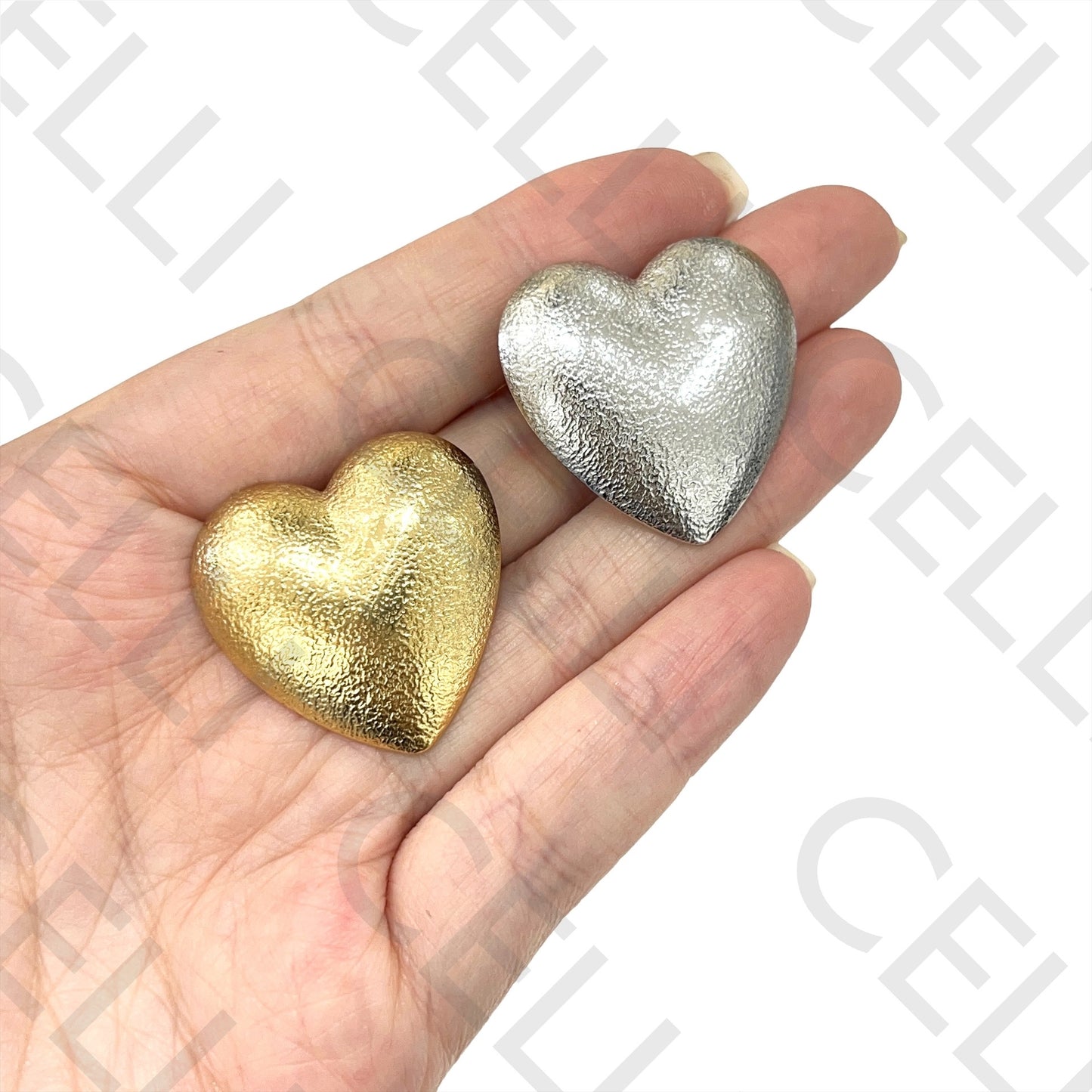 Steel Earring - Heart (Spring)