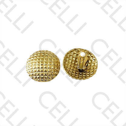 不锈钢耳环 - 圆形（弹簧）