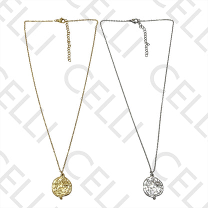 Colar de Aço - medalha sol