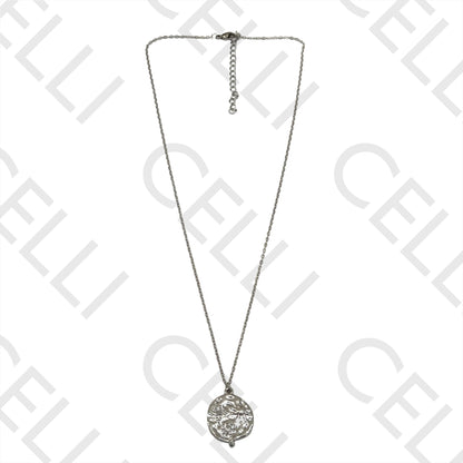 Colar de Aço - medalha sol