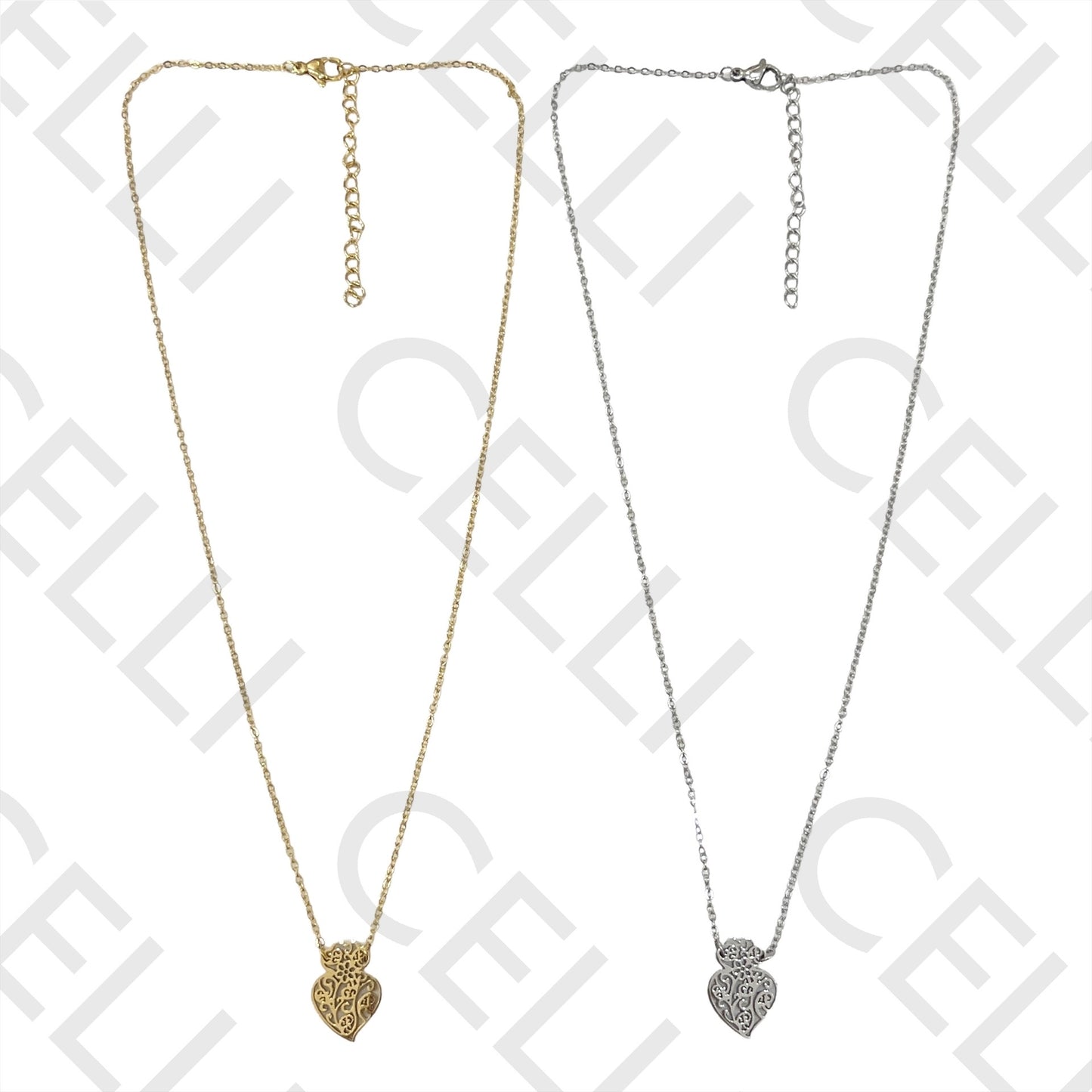 钢制项链 - 维亚纳之心