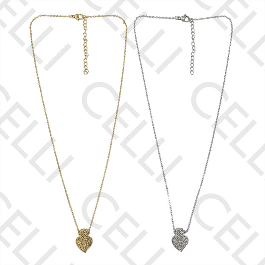 Colar de Aço - coração de viana