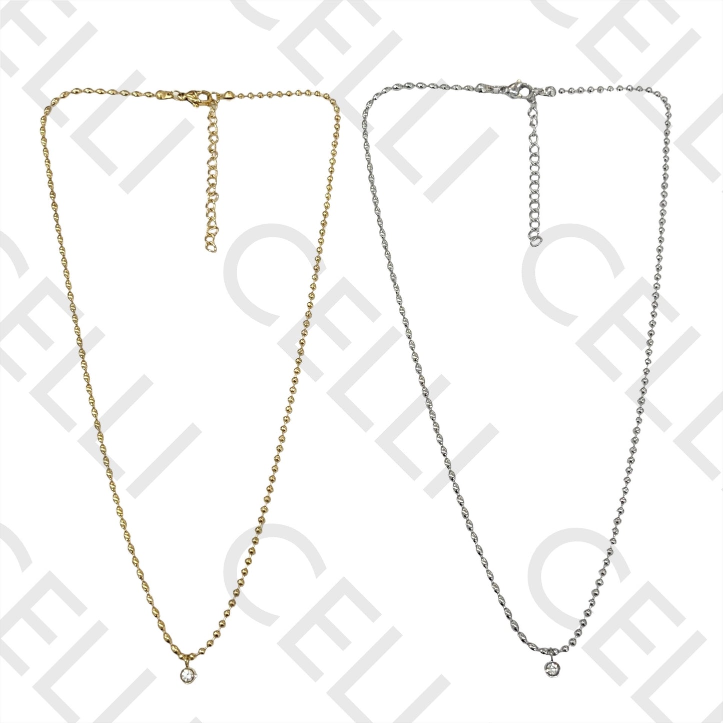 Colar de Aço - ponto de luz