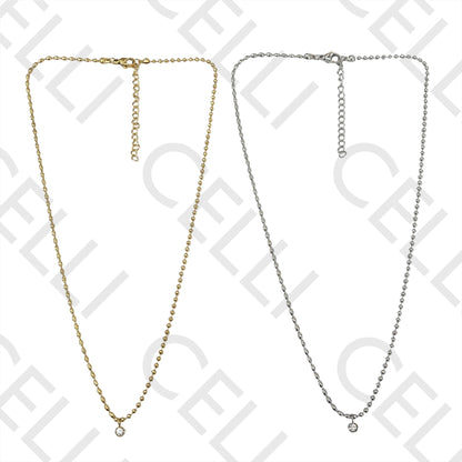 Colar de Aço - ponto de luz