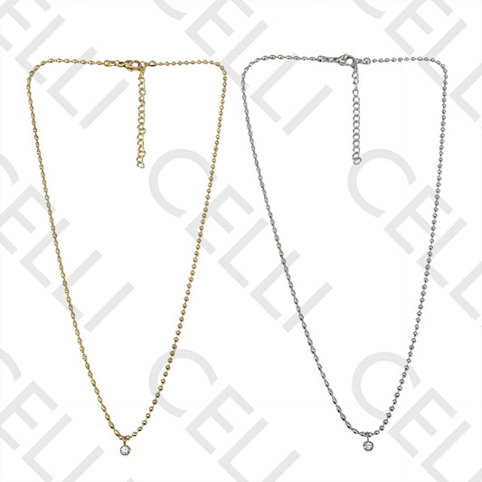 Colar de Aço - ponto de luz