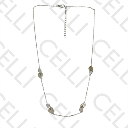 心形间饰不锈钢项链