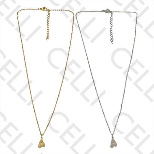 Colar de Aço - coração