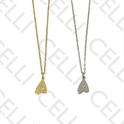 Steel Necklace - Heart