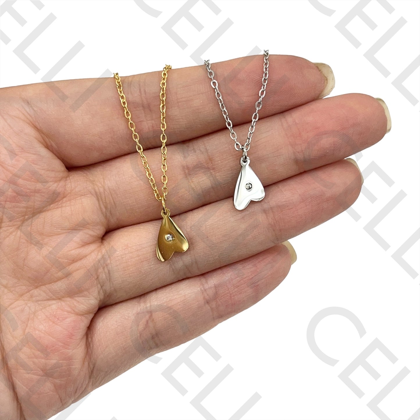 Steel Necklace - Heart