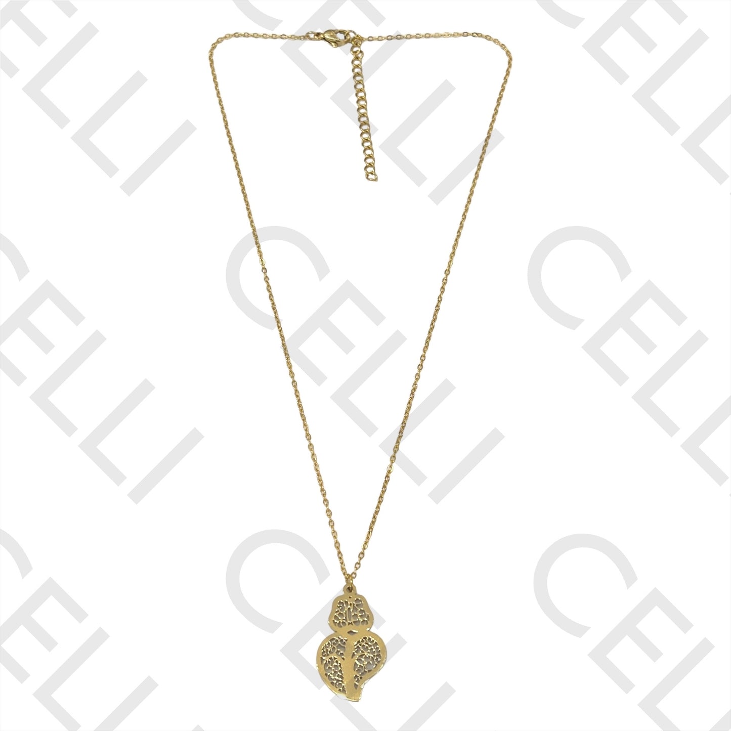 Colar de Aço - coração de viana