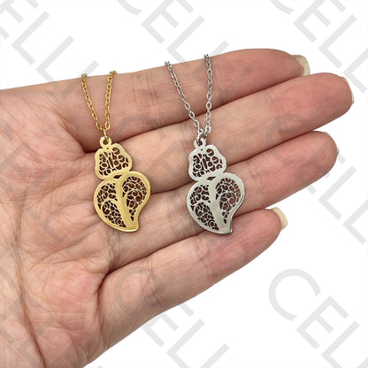 Colar de Aço - coração de viana