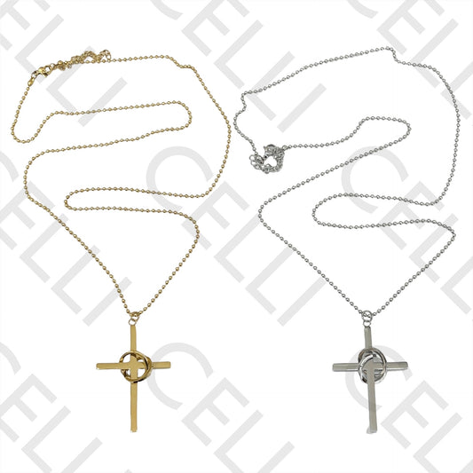 Colar de Aço - cruz