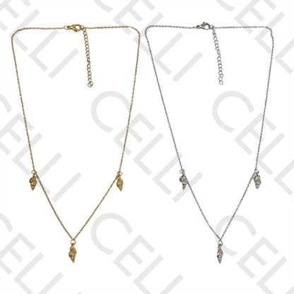 钢制项链 - 贝壳