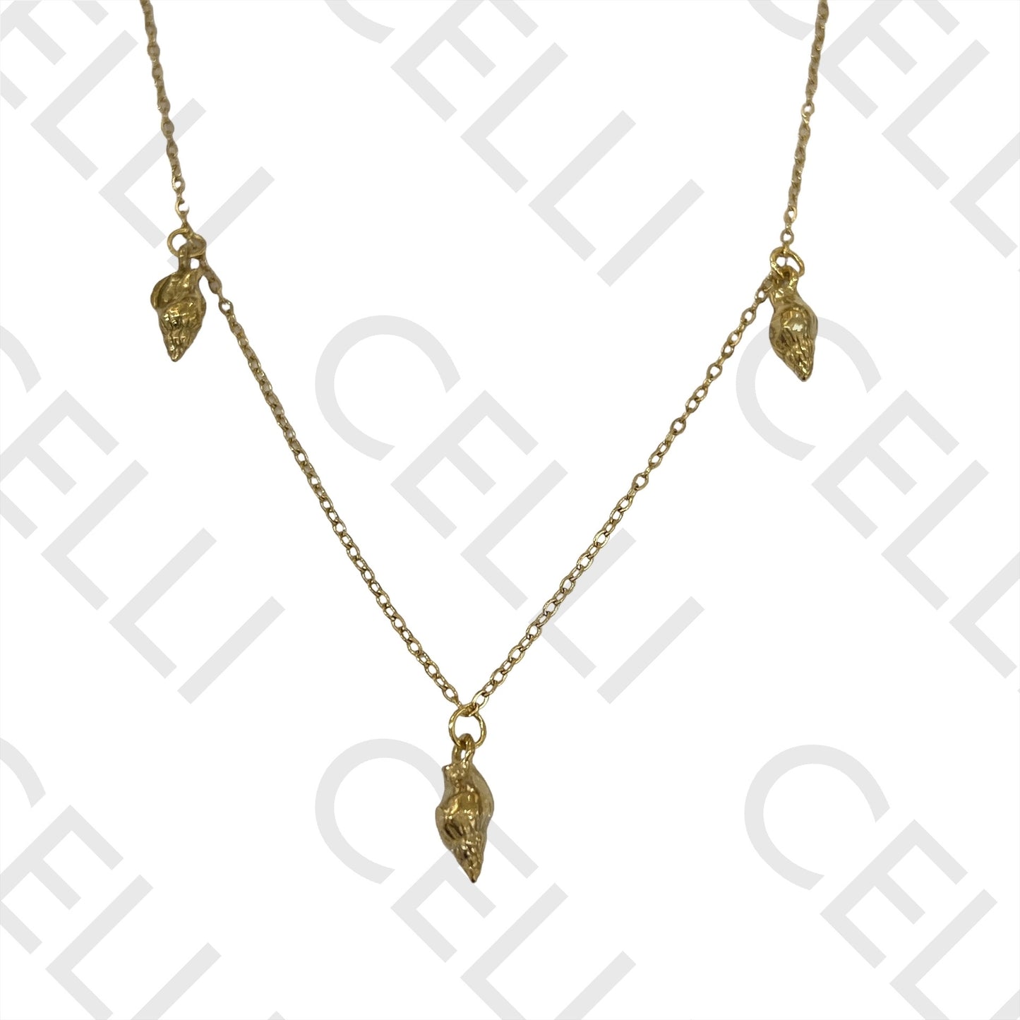 钢制项链 - 贝壳