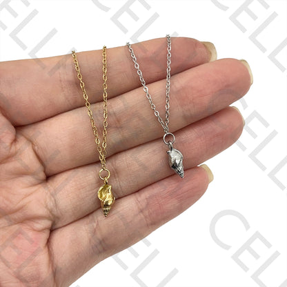 钢制项链 - 贝壳