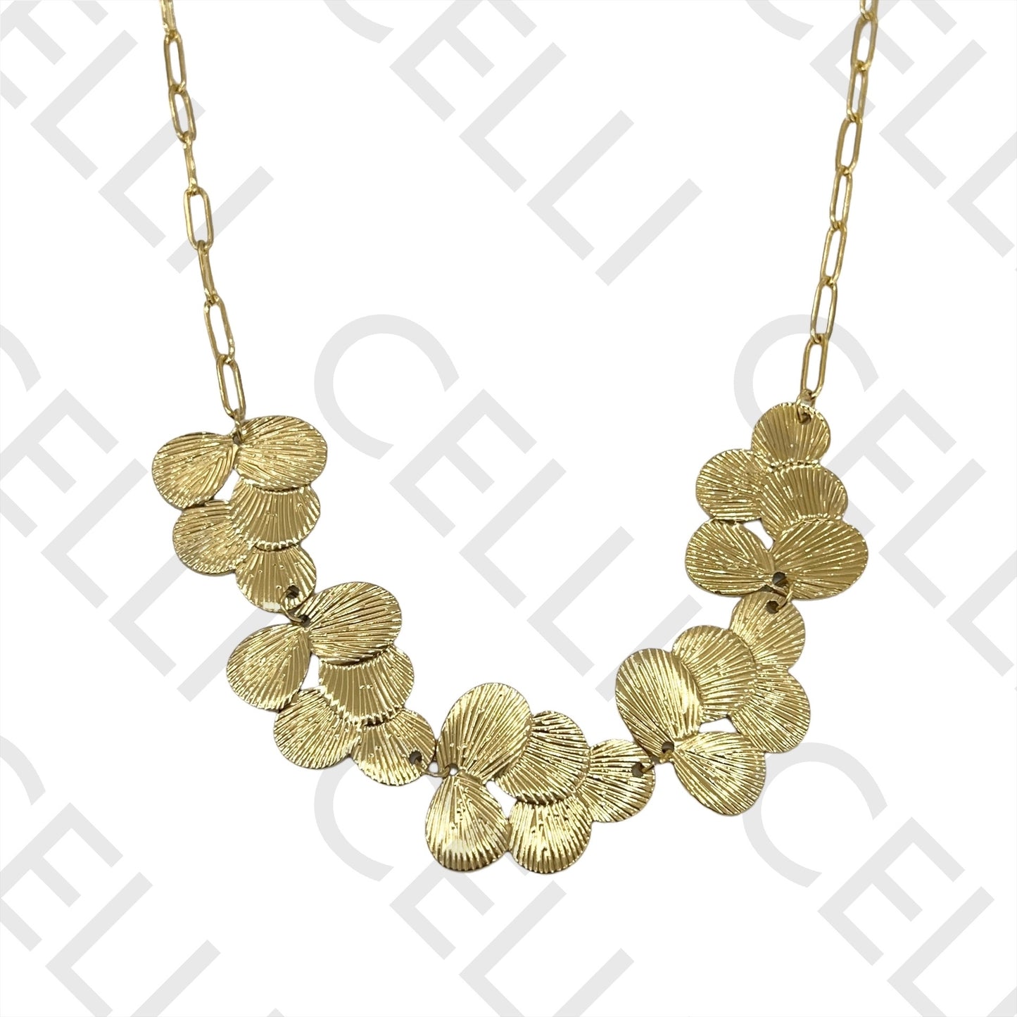 不锈钢项链 - 叶子