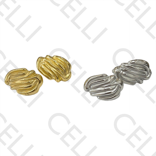 Pendiente de acero - concha