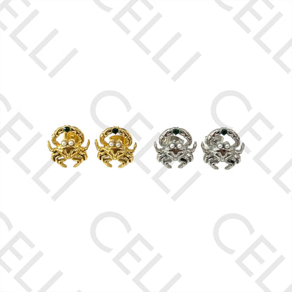 Collar/Pendiente de acero - cangrejo