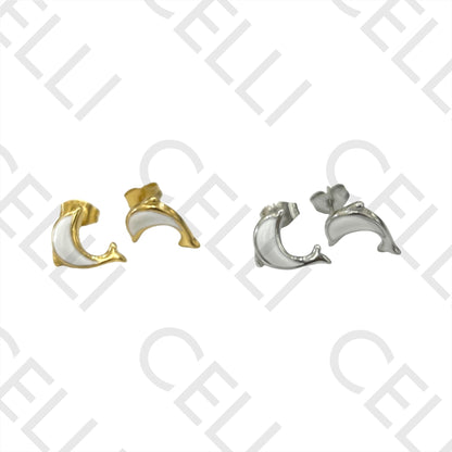 Steel Necklace/Earring - Dolphin