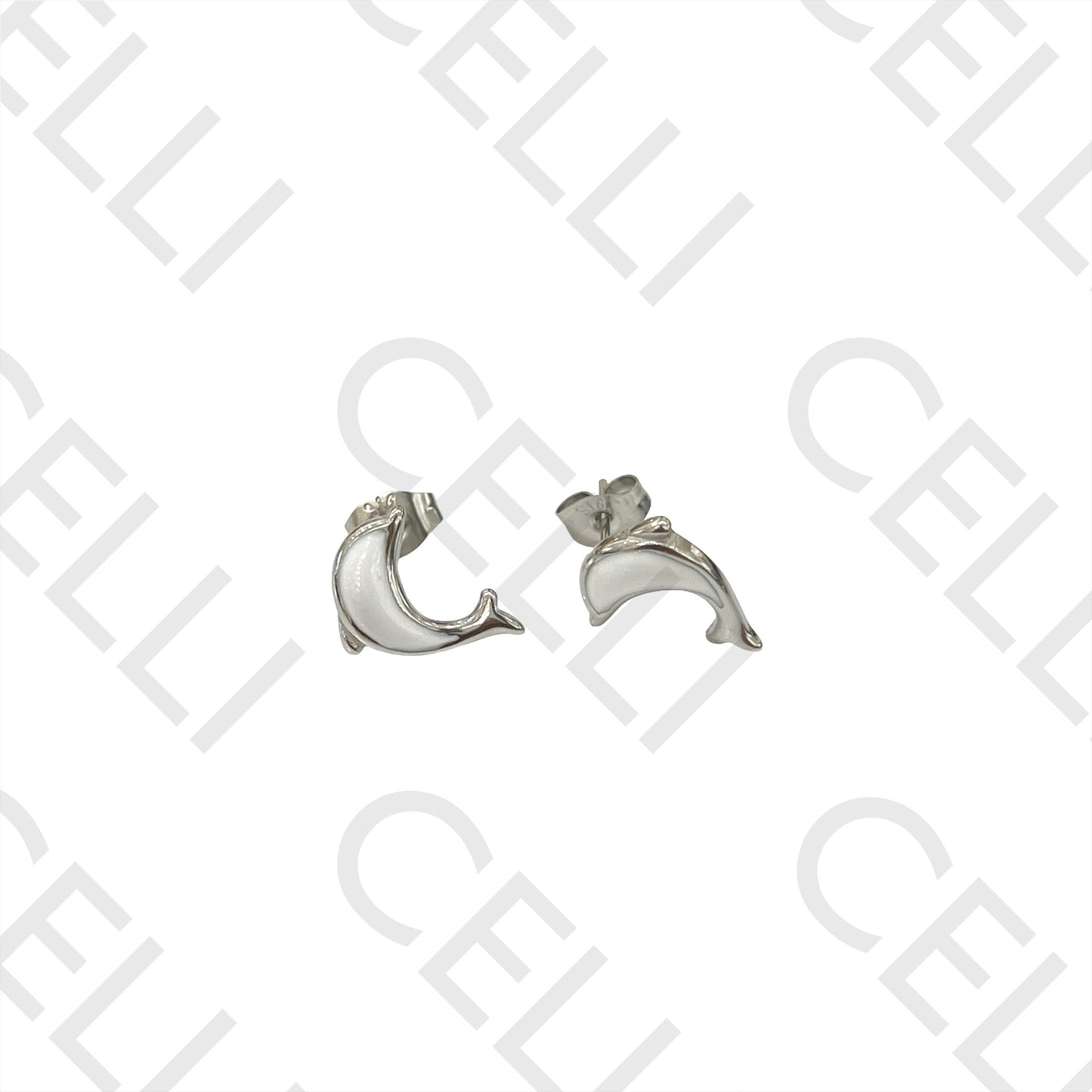 Steel Necklace/Earring - Dolphin