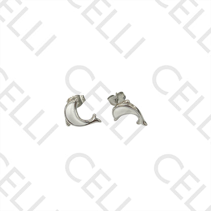 Steel Necklace/Earring - Dolphin