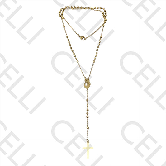 不锈钢项链 - 念珠