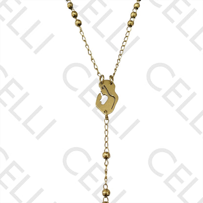 Steel Necklace - Rosary