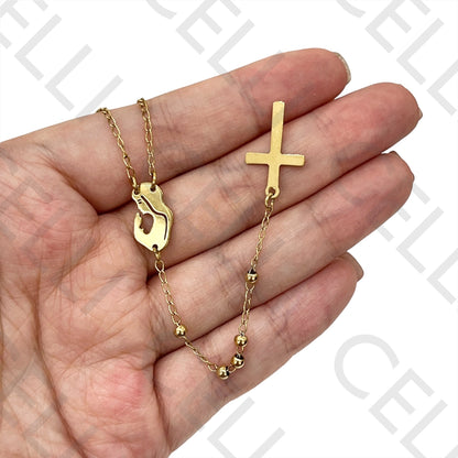 Steel Necklace - Rosary