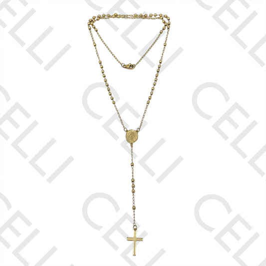 不锈钢项链 - 念珠