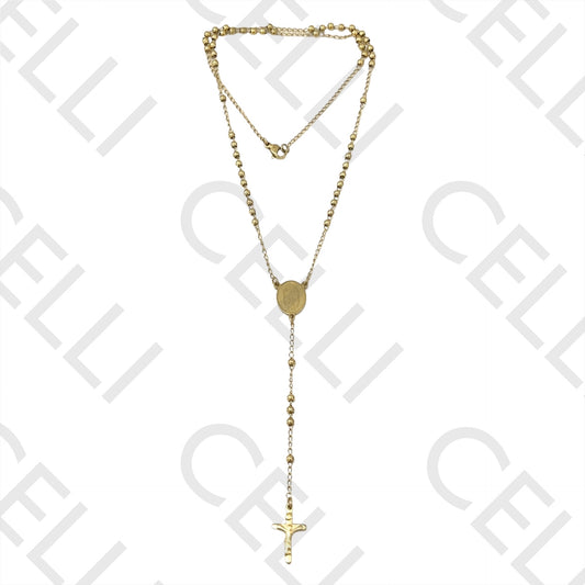 不锈钢项链 - 念珠