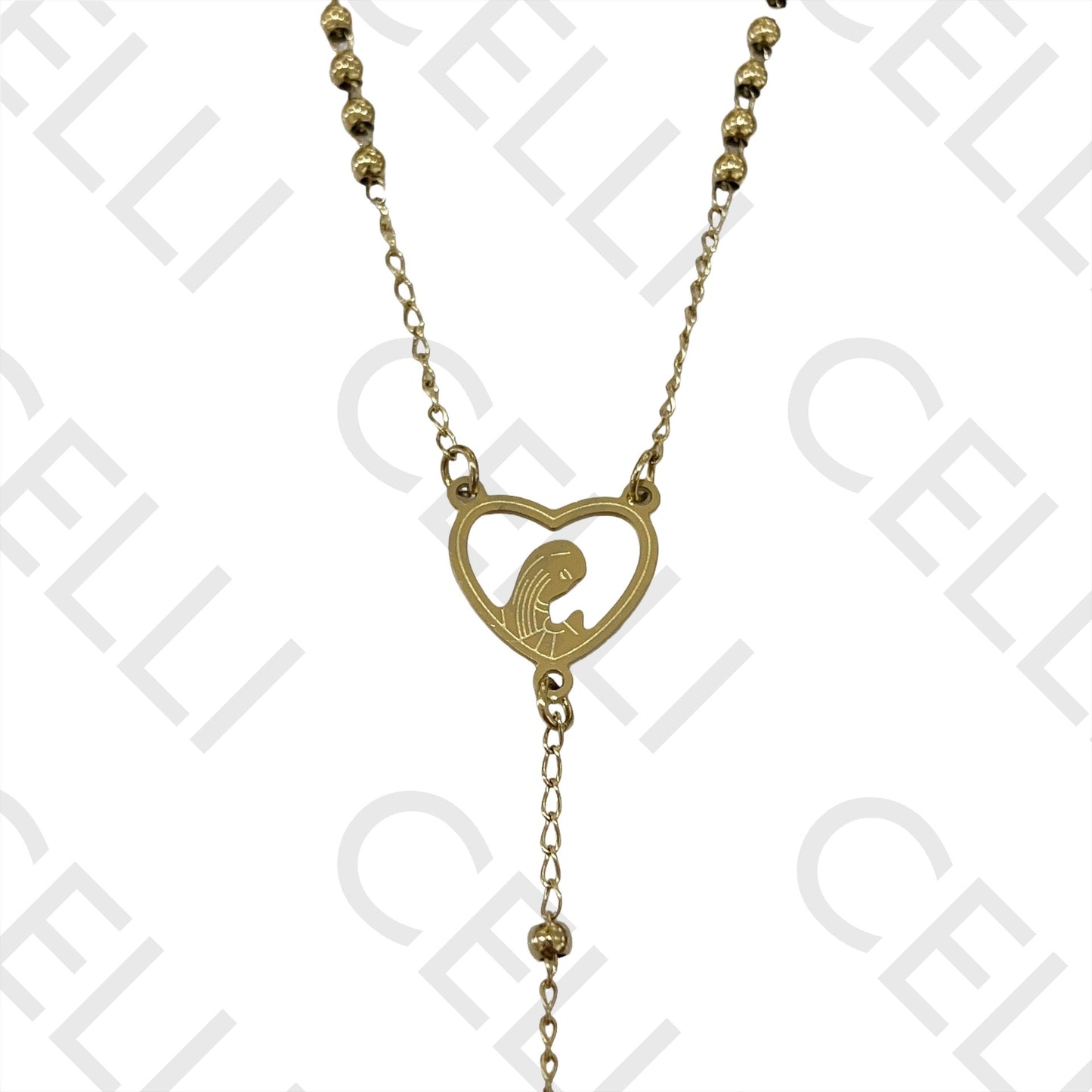 Steel Necklace - Rosary