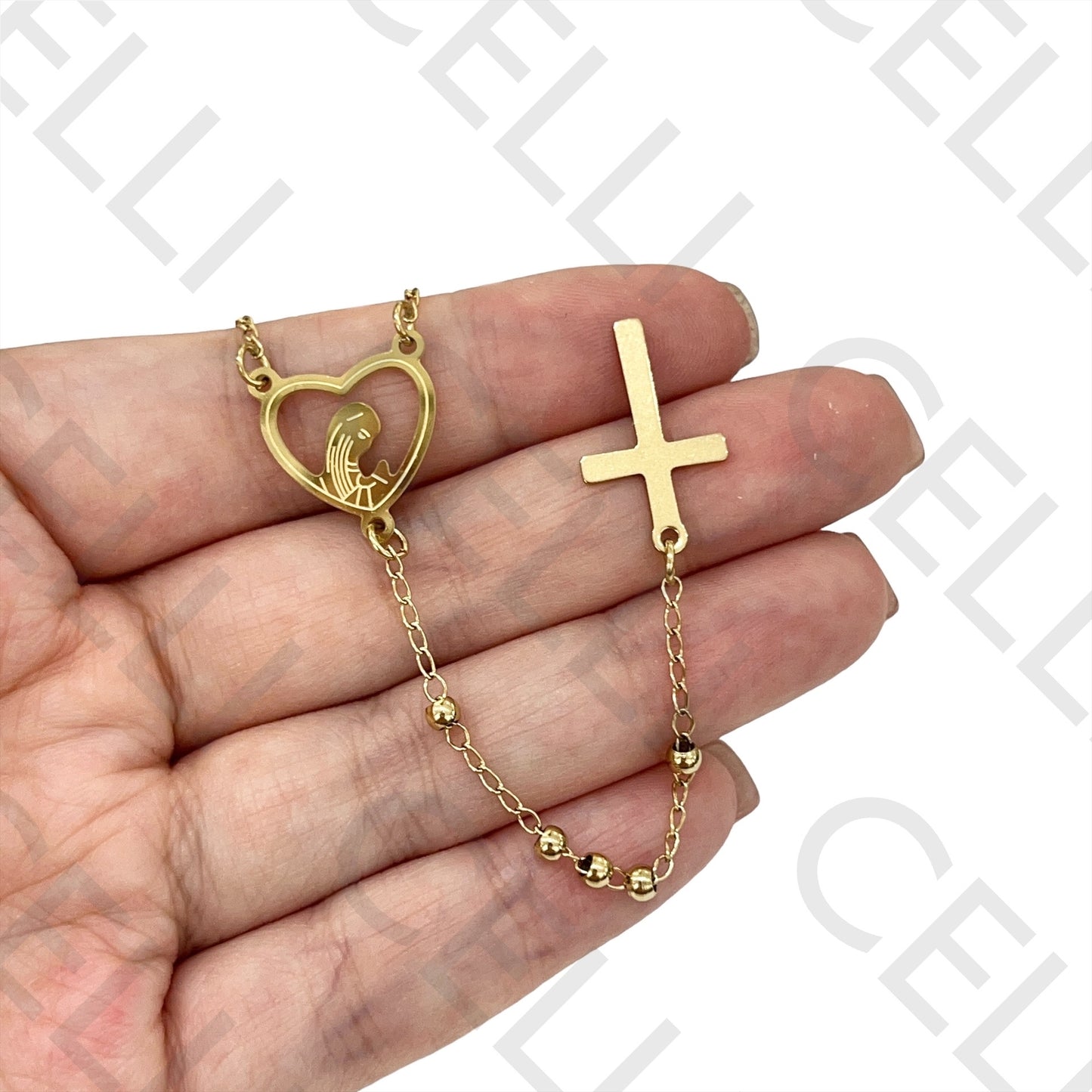 Steel Necklace - Rosary