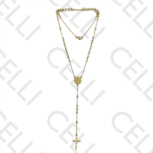 不锈钢项链 - 念珠