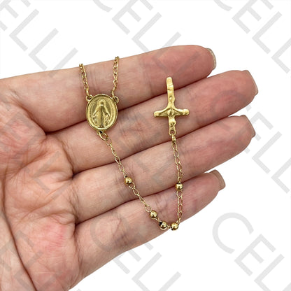 Steel Necklace - Rosary