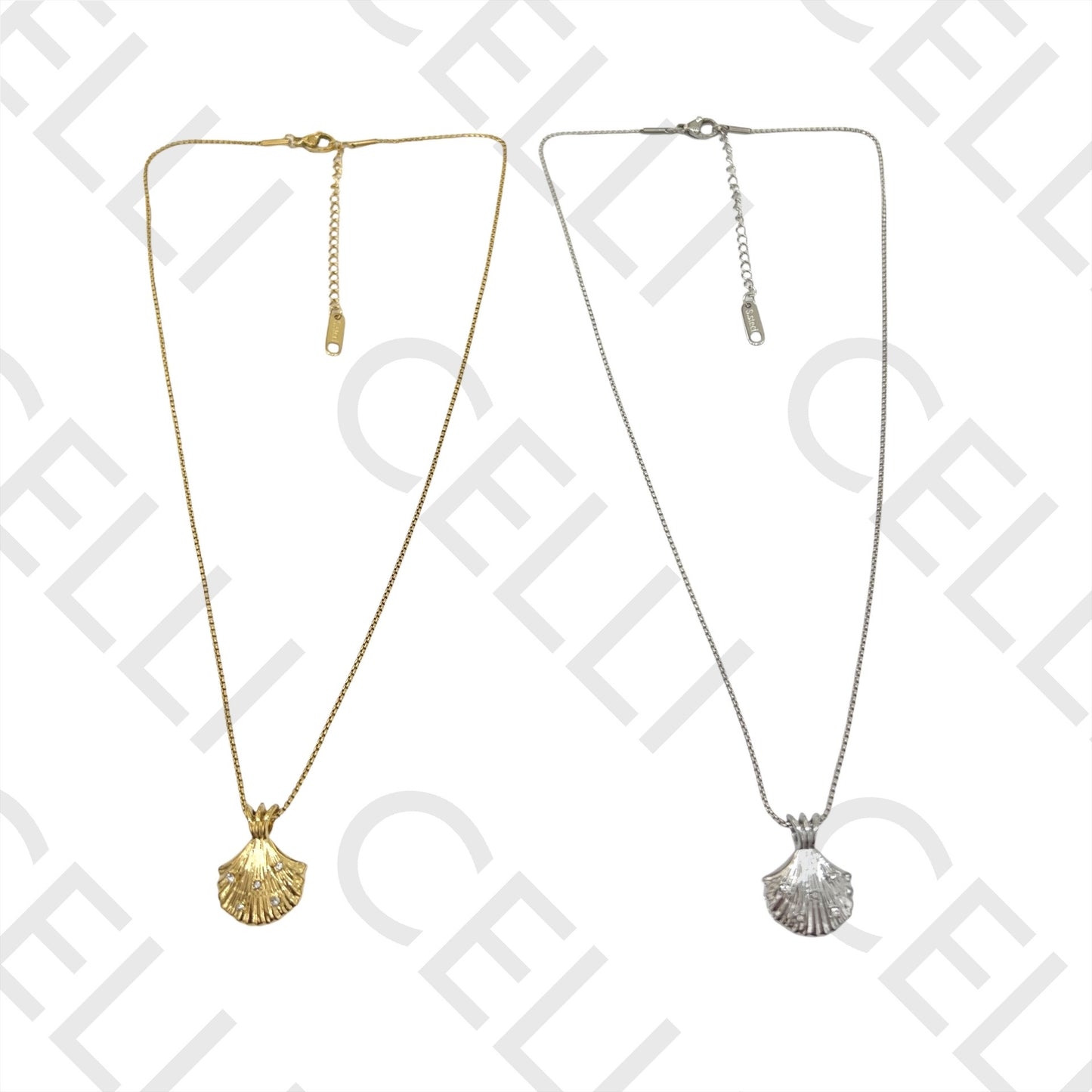 钢制胶 - 带钻贝壳