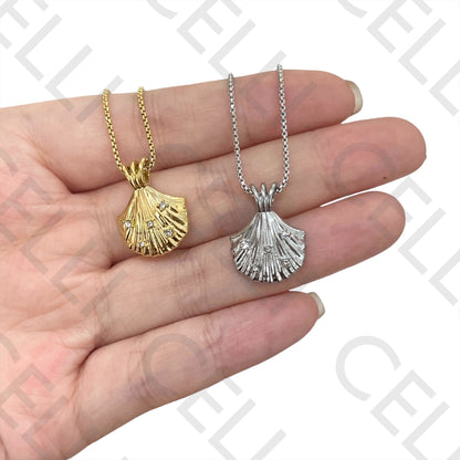 钢制胶 - 带钻贝壳