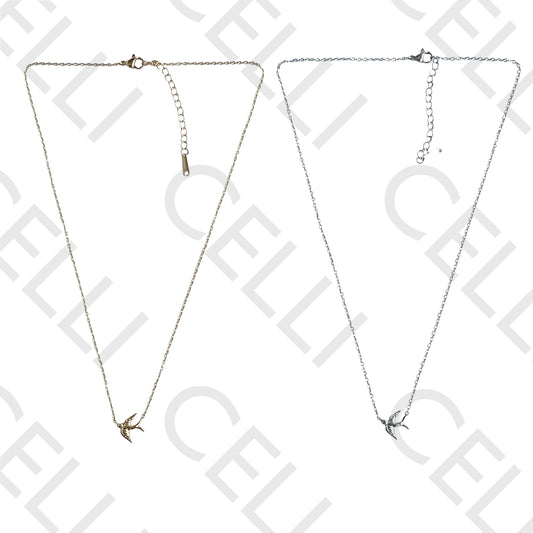 钢制项链 - 燕子
