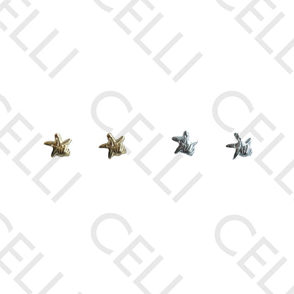 Steel Earring - Mini Starfish and Shell