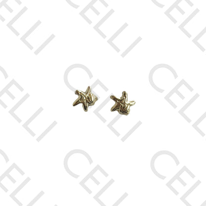 Steel Earring - Mini Starfish and Shell