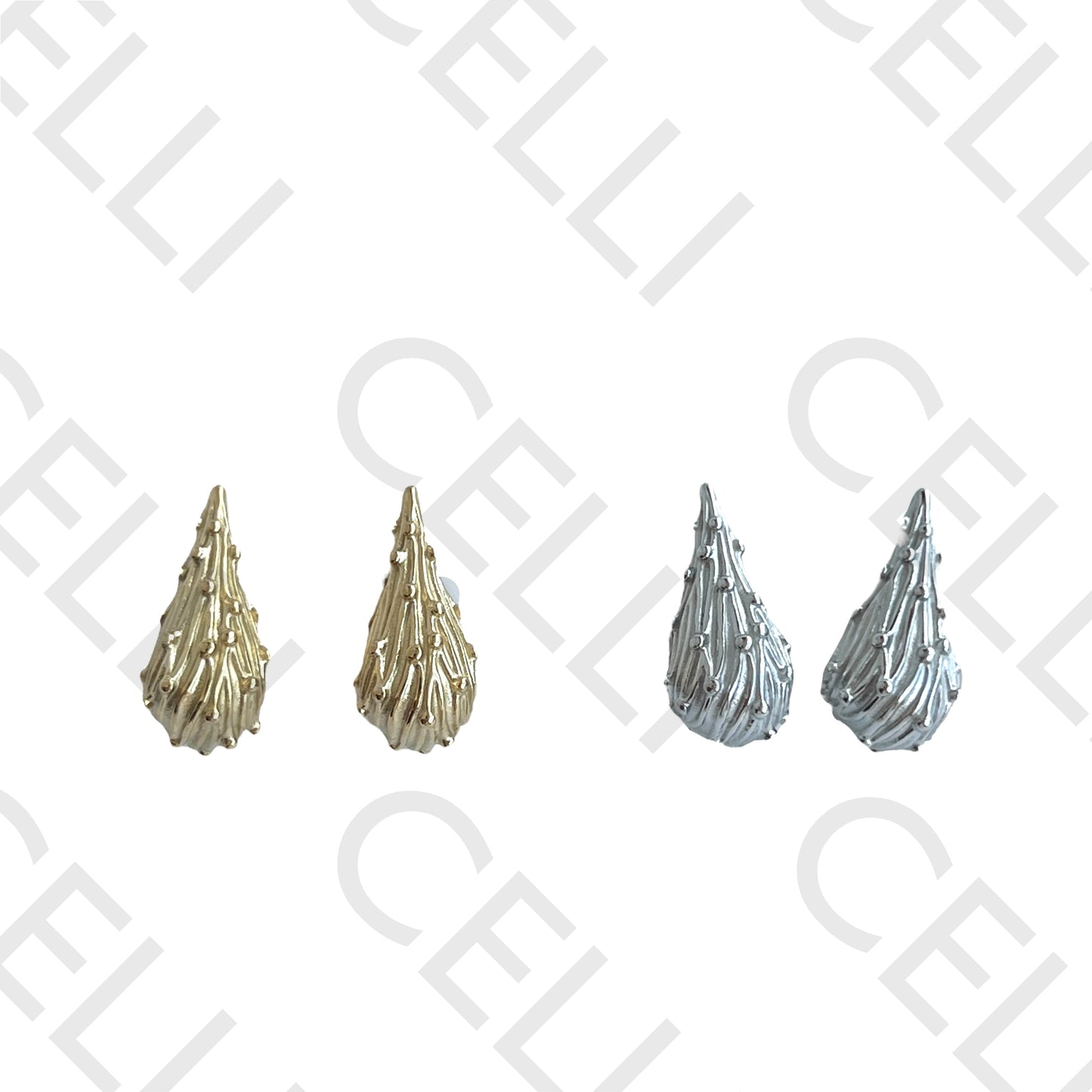 Salto de acero - gota trabajada