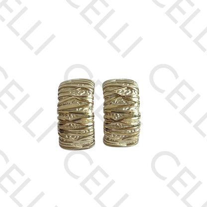 Salto de acero - medio anillo trabajado