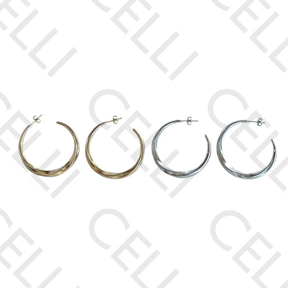 Salto de acero - argolla grande torcida