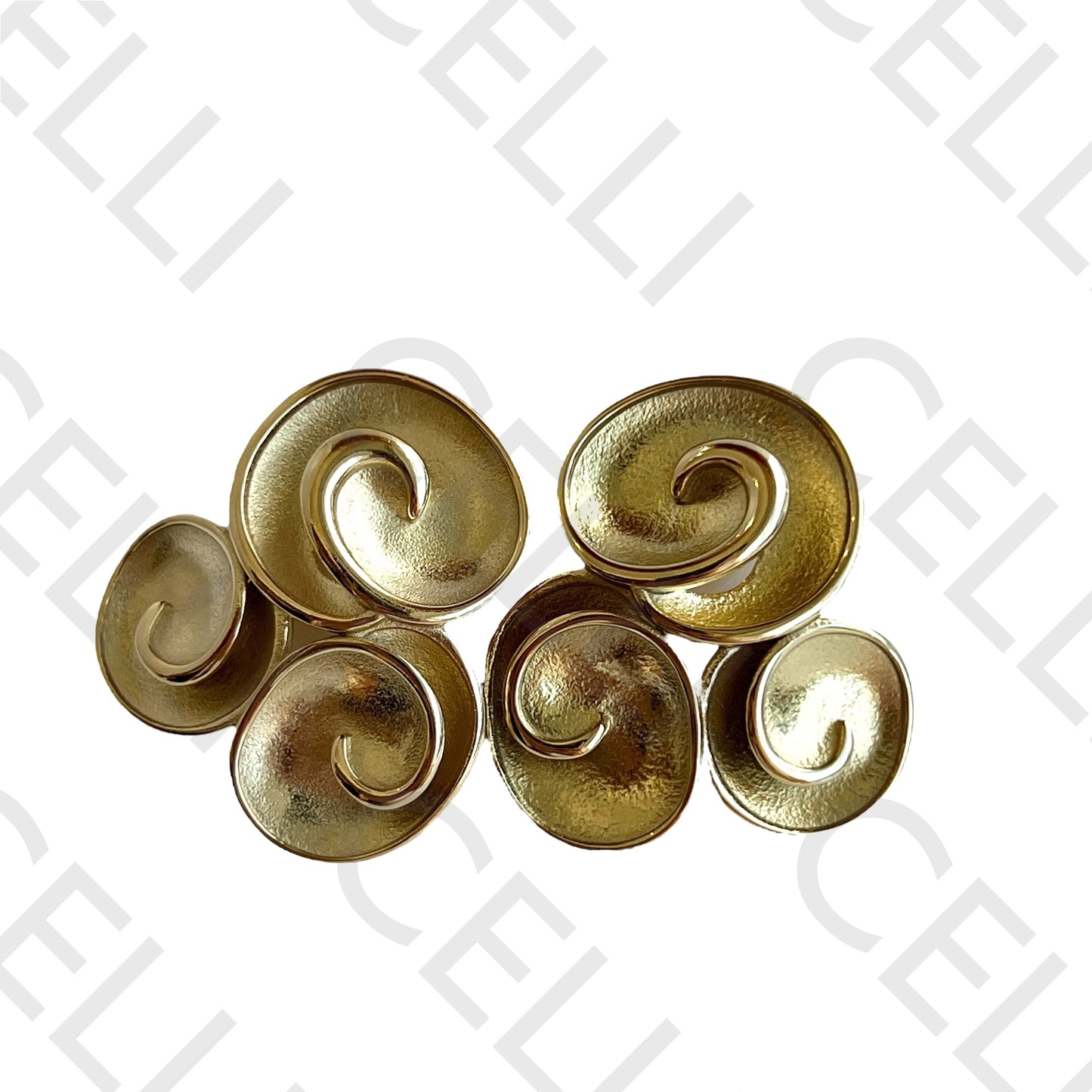 Salto de acero - flor trabajada