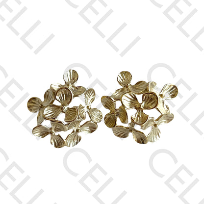 Salto de acero - flor trabajada