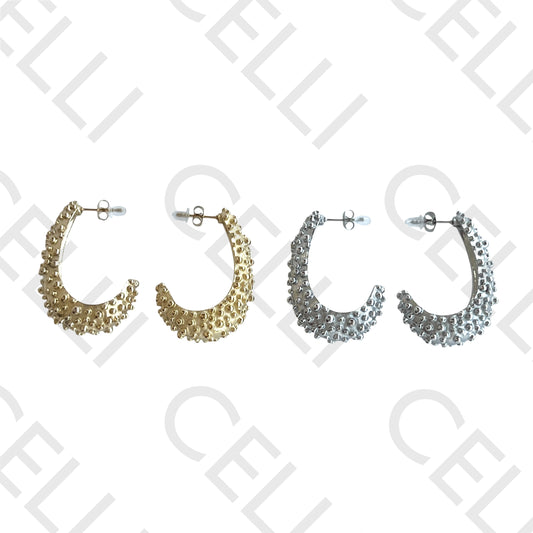 Salto de acero - gota trabajada