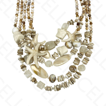 Collar de moda - múltiples cuentas de resina