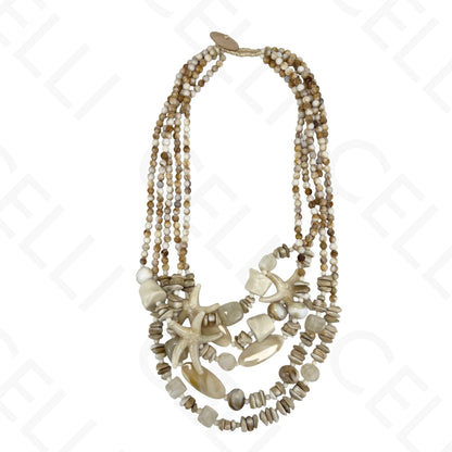 Collar de moda - múltiples cuentas de resina