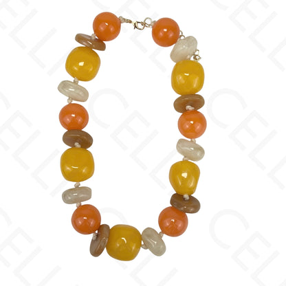 Collar de moda - cuentas de resina