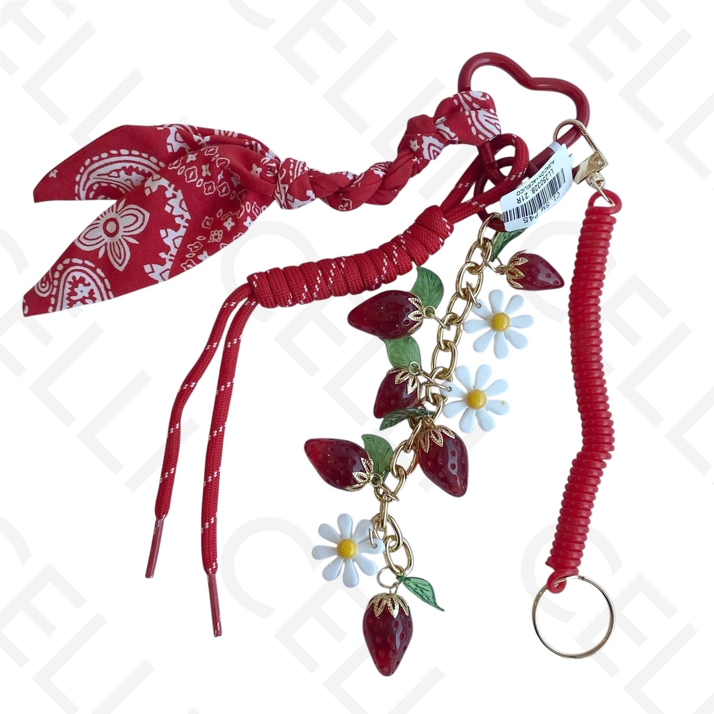 Charm para Mala - morangos